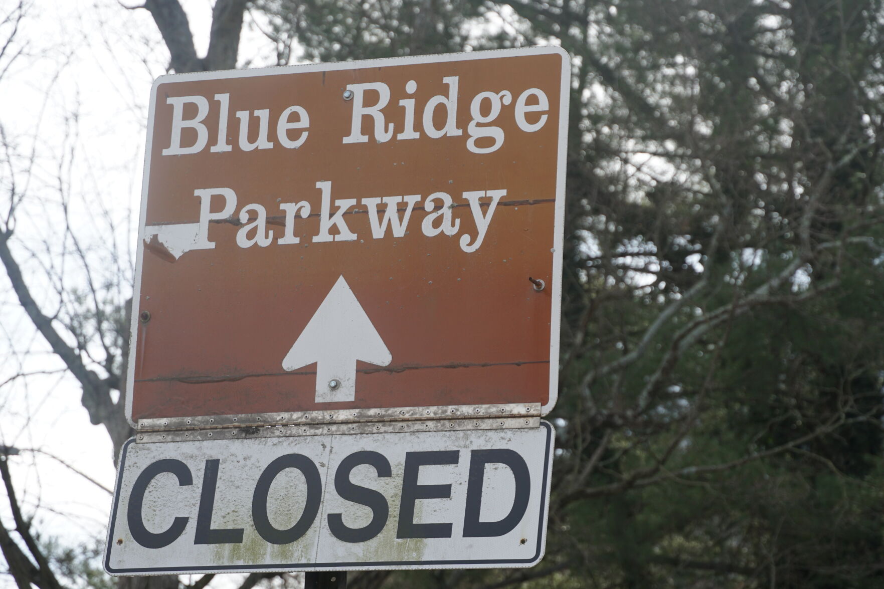 Blue Ridge Parkway closed